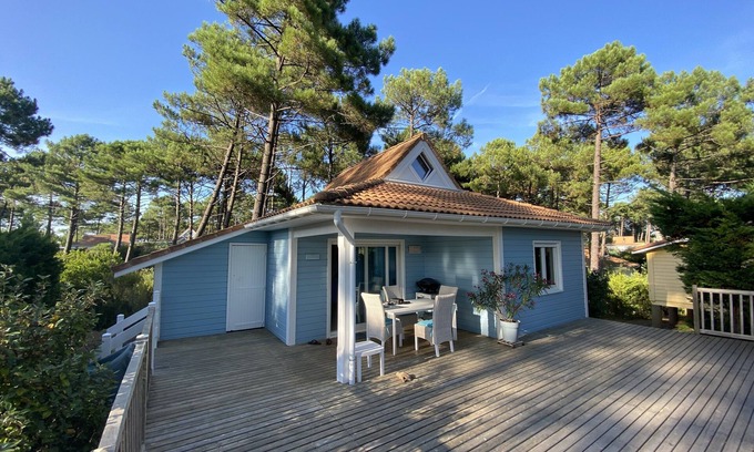 Le Porge Casa | Chalet Colibri, instalación naturista La Jenny, costa atlántica