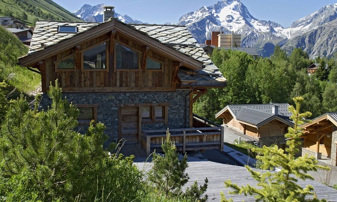 Mont-de-Lans Chalet De Esquí | Chalet charmant et cosy avec piscine privée | Près des pistes