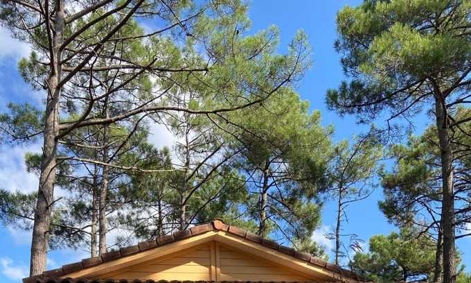Le Porge Chalet De Esquí | Chalet Coucher de soleil La Jenny con piscina compartida y Wi-Fi