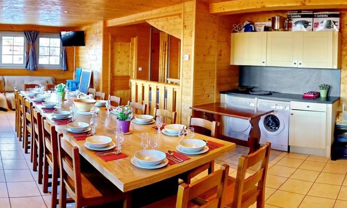 Villarembert Chalet De Esquí | Chalet de luxe 4* · Tout confort · Jacuzzi & Sauna · 5 Chambres - FR-1-267-257
