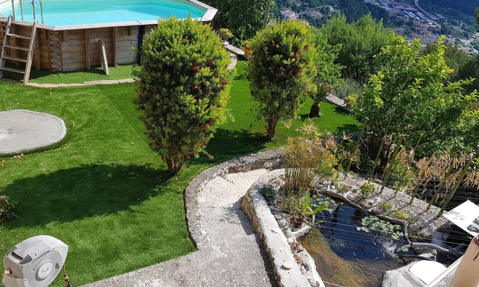 Drap Chalet De Esquí | Chalet Drap Cote d'Azur con una magnífica vista Niza Antibes Estérel