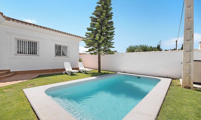 Chiclana de la Frontera Casa | Chalet Casa Abedul Sancti Petri con piscina, jardín y Wi-Fi