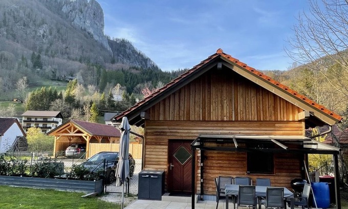 Steyrling Casa | Chalet Falkenstein - Ferienhaus, Dusche, WC, Ruhig