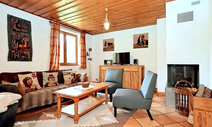 Les Houches Chalet De Esquí | Chalet para 8 personas con jardín, cerca del centro y remontes en Les Houches