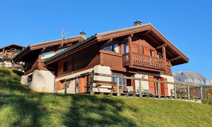 Cordon Chalet De Esquí | Chalet Familial Face au Mont Blanc