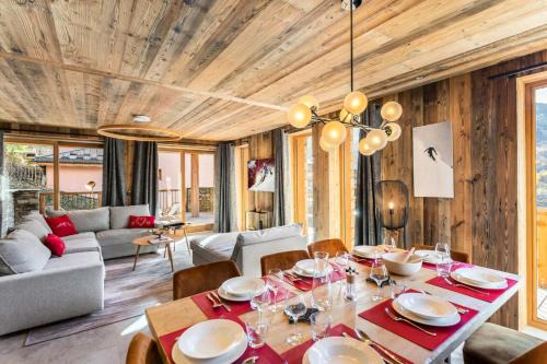 Saint-Martin-de-Belleville Apartamento | Chalet Du Col De La Lune - Appartement neuf dans un chalet au centre de St Martin de Belleville MAE-0804