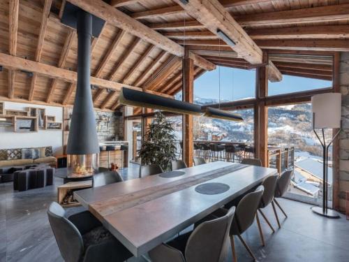 Saint-Martin-de-Belleville Chalet De Esquí | Chalet de prestige avec jacuzzi, sauna et cinéma - FR-1-570-42