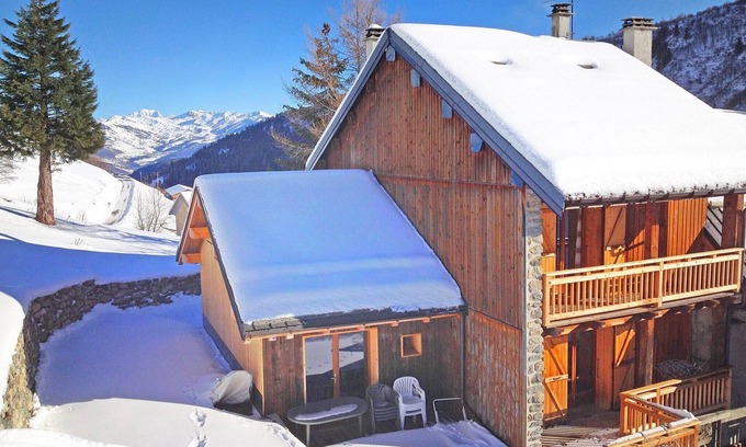 Celliers Chalet De Esquí | Chalet en La Léchère cerca del telesilla