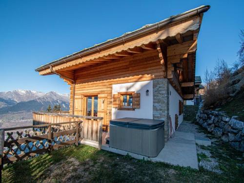 Nendaz Chalet De Esquí | Chalet in Veysonnaz with hot tub
