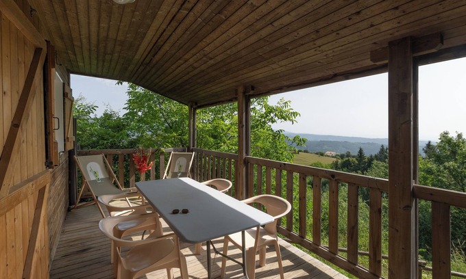 Gravieres Casa | Chalet 'Jordan - Mas Lachamp' con vistas a la montaña, piscina compartida y aire acondicionado