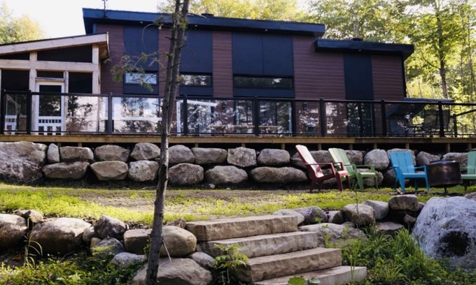 Chertsey Chalet De Esquí | Chalet La Marmotte au Bord du lac Avec Spa