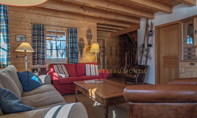 St. Luc Chalet De Esquí | Chalet lumineux et spacieux de 120 m2 (5 pièces, 6 personnes) avec grand jardin et terrasse partiell