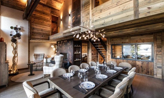 La Rosiere Chalet De Esquí | Chalet luxe 5* pour 14 pers. à La Rosière avec hammam - FR-1-398-622