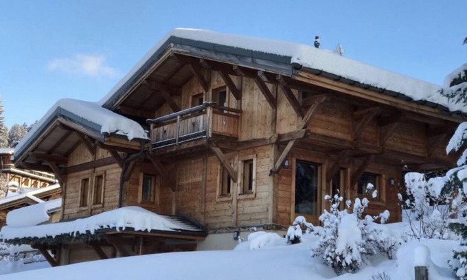Megeve Chalet De Esquí | Chalet Megève Rochebrune - 3ch. 6 personas 140 m2 - 100 m pistas y 500 m centro
