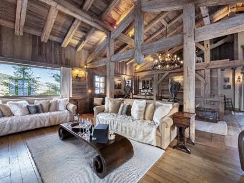 Megeve Chalet De Esquí | Chalet montagnard à Rochebrune avec jacuzzi, sauna, 6 chambres, proche des pistes, accueil 12 pers - FR-1-569-37