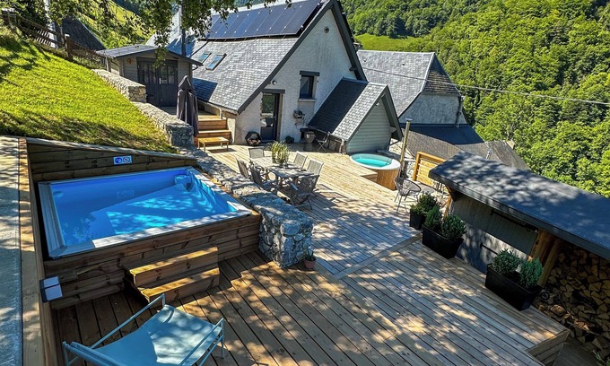 Boutx Chalet De Esquí | Chalet Montagne Avec Grande Terrasse et Bain Nordique à Jets