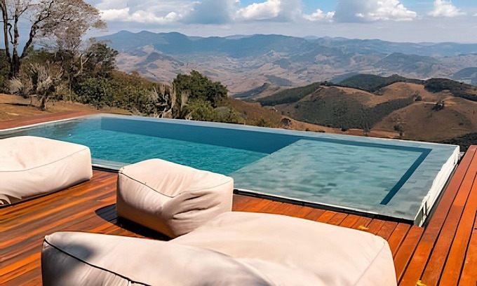 Sao Bento do Sapucai Chalet De Esquí | Chalet Nas Nuvens - São Bento do Sapucai