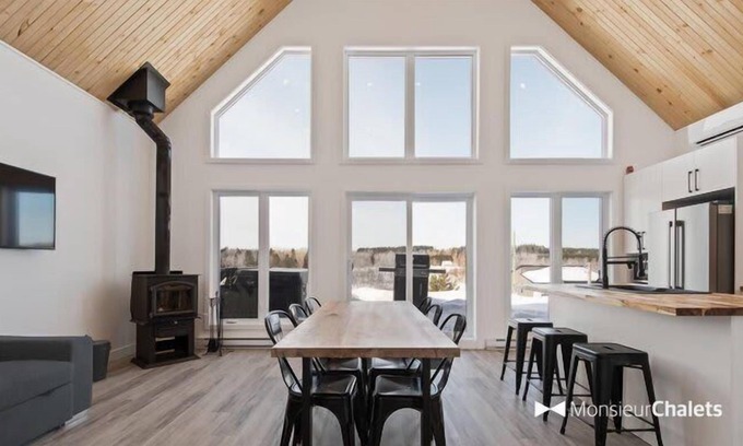 Mauricie Chalet De Esquí | Chalet Natura - 5C | SPA | accès à la rivière