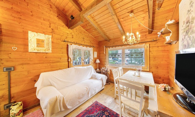 Forno di Zoldo Chalet De Esquí | Chalet 'Orserose I Fus' con vistas a la montaña, terraza compartida y Wi-Fi