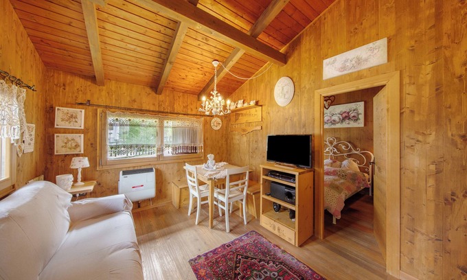 Forno di Zoldo Chalet De Esquí | Chalet 'Orserose I Ciodi' con vistas a la montaña, terraza compartida y Wi-Fi