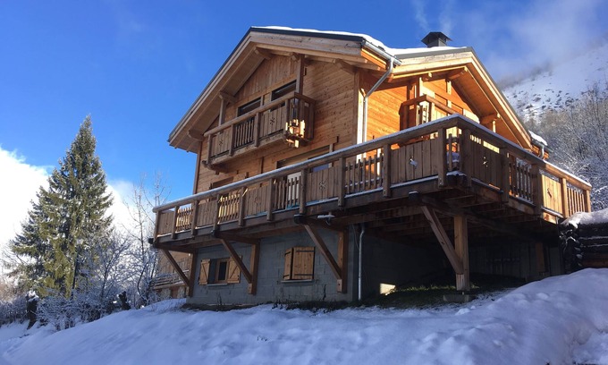 Mont-de-Lans Chalet De Esquí | Chalet Pied Piste & Télésiège Calme Les2alpes vue Panoramique sur les Montagnes