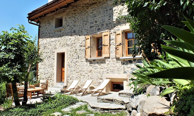 Risoul Chalet De Esquí | Chalet 'Pierre-vue Sur Le Pelvoux' con vistas a la montaña, jardín privado y balcón