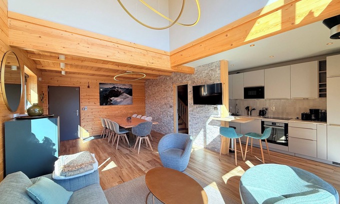 Pra Loup Chalet De Esquí | Chalet Prestige Absys Spa - 10 pers. 130m², next to the Télécabines des Molanès