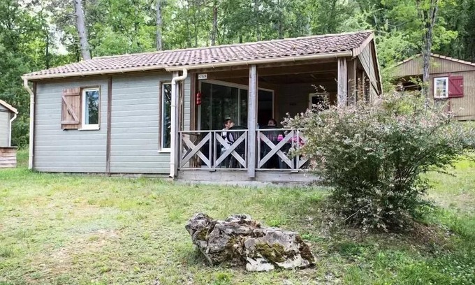 Daglan Chalet De Esquí | Camping la Peyrugue *** - Chalet soñado de 3 habitaciones para 5 personas