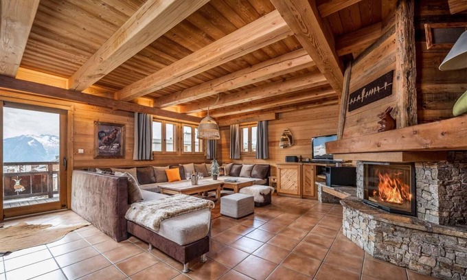 Cognet Chalet De Esquí | Chalet, fitness, sauna, balcón, chimenea o estufa a leña, parking, tv, 150m², Alpe d'Huez