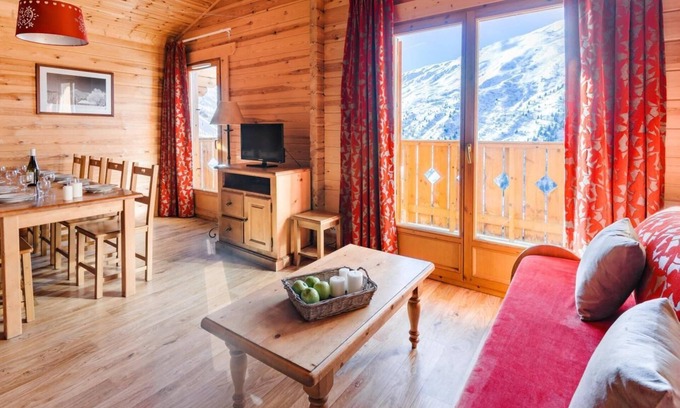 Valmeinier Chalet De Esquí | Chalet, fitness, piscina, balcón, tv, 65m², Valmeinier