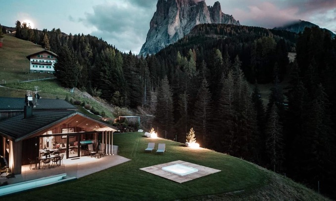 Santa Cristina Val Gardena Chalet De Esquí | Chalet 'Ski' con vistas a la montaña, terraza privada y Wi-Fi