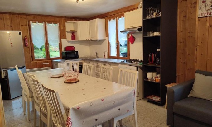 Cohennoz Chalet De Esquí | Chalet spacieux 10 pers. avec jardin, cheminée, cuisine équipée à Cohennoz, proche nature - FR-1-733-29