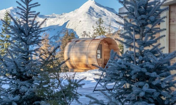 Arc-1600 Chalet De Esquí | Chalet Vue Extraordinaire Sauna & Piscine