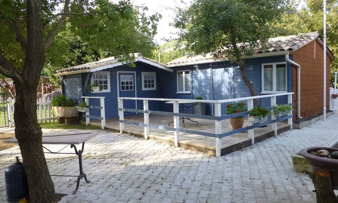 Merindol Cabaña | Chalet con piscina al pie de las gargantas regalón