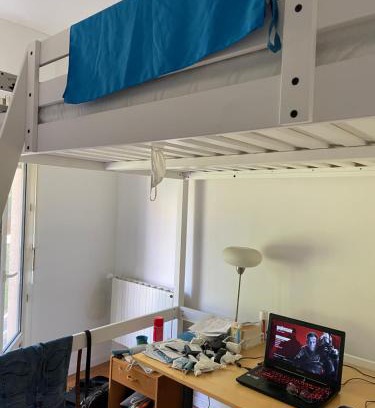 Decre-Cathedrale Casa | Chambre colocation Lit mezzanine