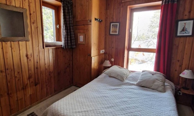 Arc-1600 Chalet De Esquí | Chambre d'hôte - Chambre MARRON - 2 people - 140 cm bed