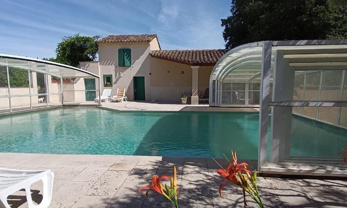 Saint-Romain-en-Viennois Casa | Chambre d'hôtes indépendante avec piscine proche de Vaison-la-Romaine