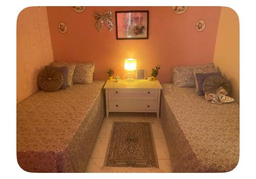 Ngor Casa | Chambre lits face to face, serviettes, café ou thé offert