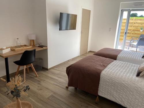 Boisgervilly Casa | Chambre Nordique