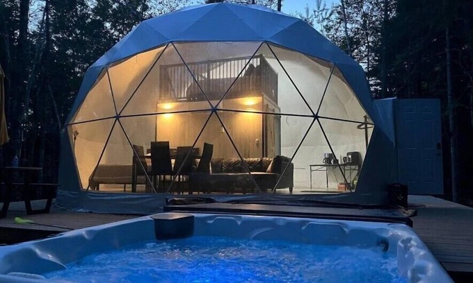 Chamcook Cabaña | Chamcook Dome(Priv.Big Hot Tub/Firepit/BBQ)