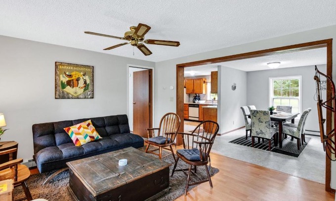 Bethel Casa | Chandler Hill Base Camp - Enjoy A Nature Getaway in this Rustic Home in the Mountains, 10 minutes from Sunday River Ski Mountain! home
