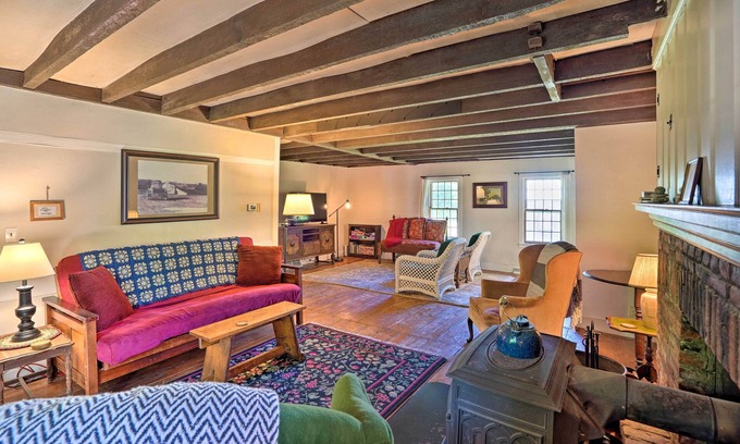 Hawley Casa | Charlemont Retreat on Chickley River w/ EV Charger