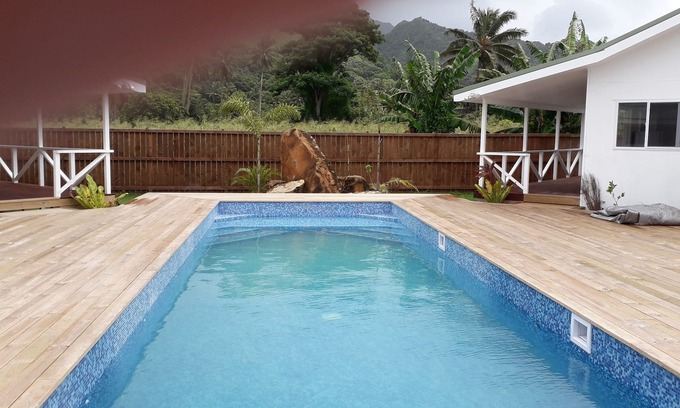 Matavera Villa | Charlie's Villa 1, Pouara, privado y tranquilo.