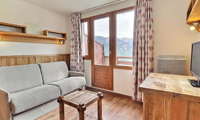 La Perriere Apartamento | Charmant 2 Pièces avec Balcon à La Tania - Résidence Skis aux Pieds - FR-1-182A-9