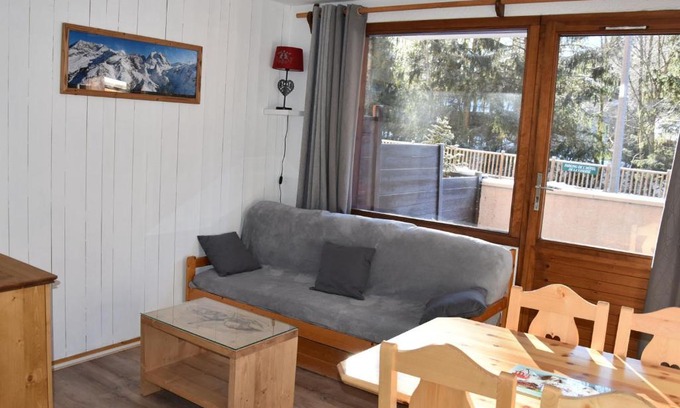 Pralognan-la-Vanoise Apartamento | Charmant 2 pièces avec terrasse, proche commerces et téléphérique, Pralognan-la-Vanoise - FR-1-464-92