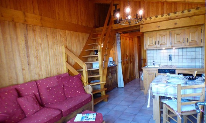 Les Saisies Apartamento | Charmant 2P Les Saisies pour 6 pers., balcon sud - FR-1-594-74