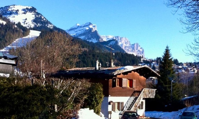 Les Carroz-d'Araches Apartamento | Charmant appartement dans chalet