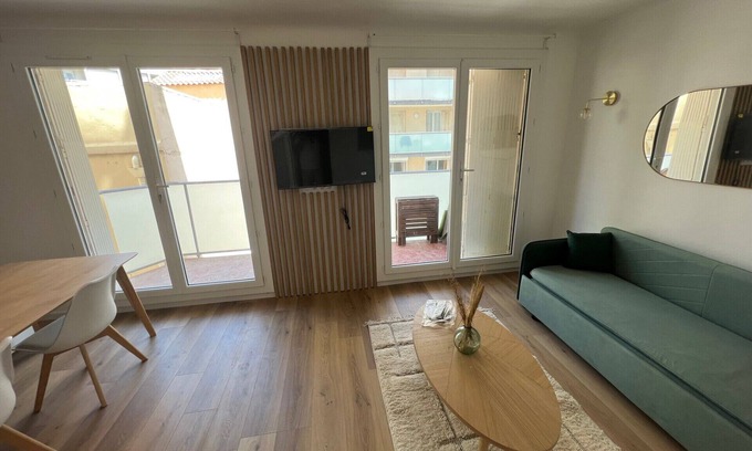 Saint-Lambert Apartamento | Charmant Appartement au Bord de la Plage des Catalans