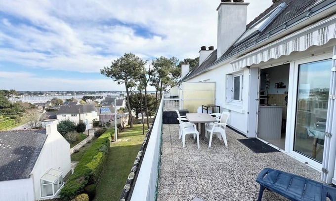 La Trinite-sur-Mer Apartamento | Charmant Duplex - Vue sur le port de la Trinité