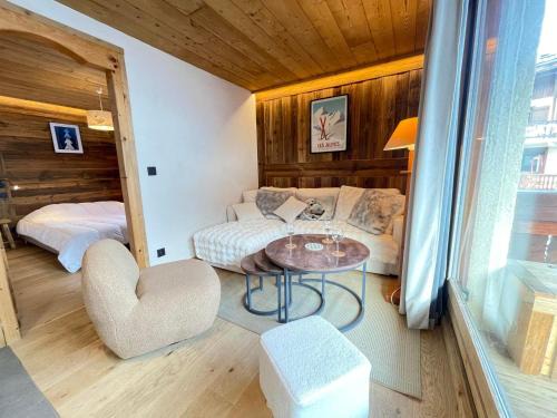 Notre-Dame-de-Bellecombe Apartamento | Charmant appartement au pied des pistes avec WIFI à Notre-Dame-de-Bellecombe - FR-1-505-180